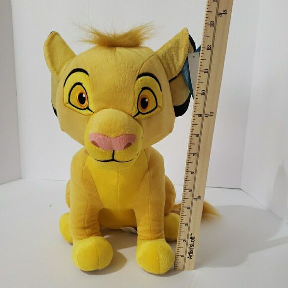 NWT SIMBA The Lion King Deluxe Plush Toy Disney Size Large 12” New - Picture 7 of 7